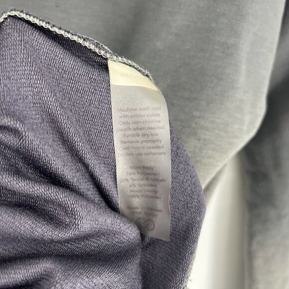 Calia Carrie Underwood Hoodie Size XS Womens Gray Effortless Dip Dye Ombre Shirt - Picture 11 of 12